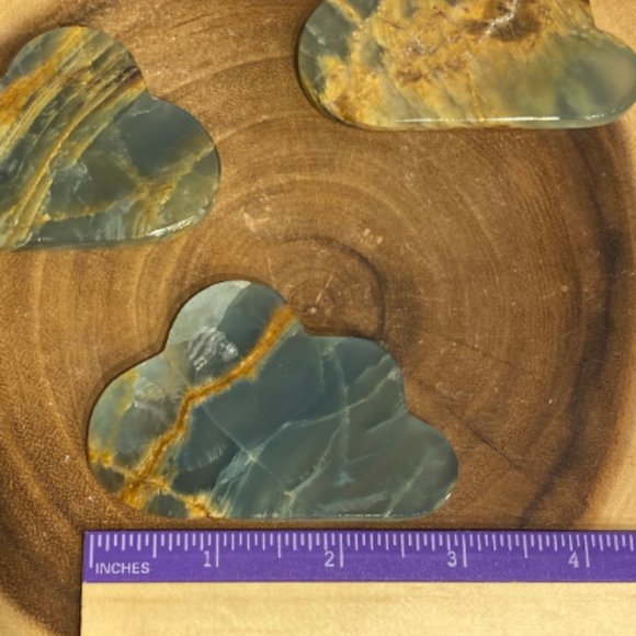 Argentinian Blue Calcite Cloud with Easel Stand, Boho Decor, Kids Bedroom Decor - Picture 8 of 9